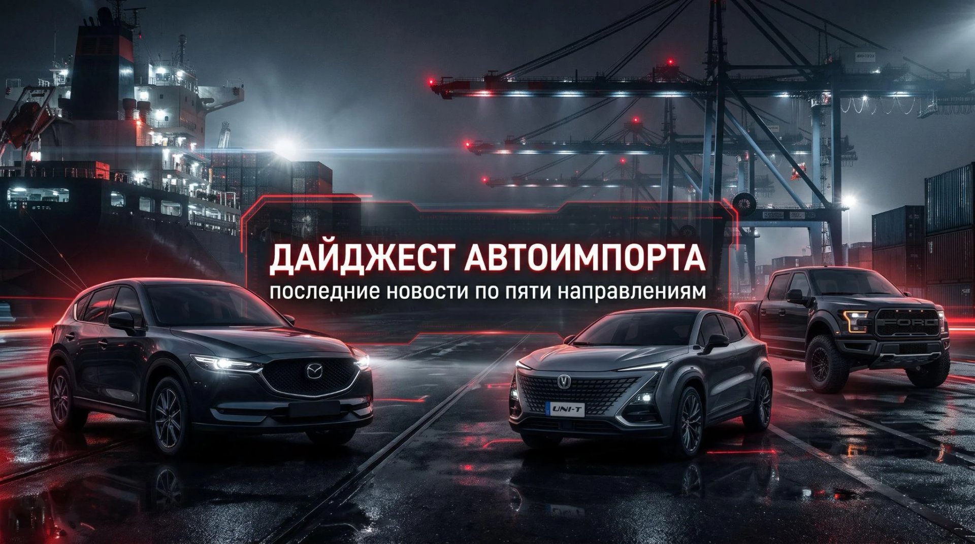 Дайджест автоимпорта: последние новости по пяти направлениям